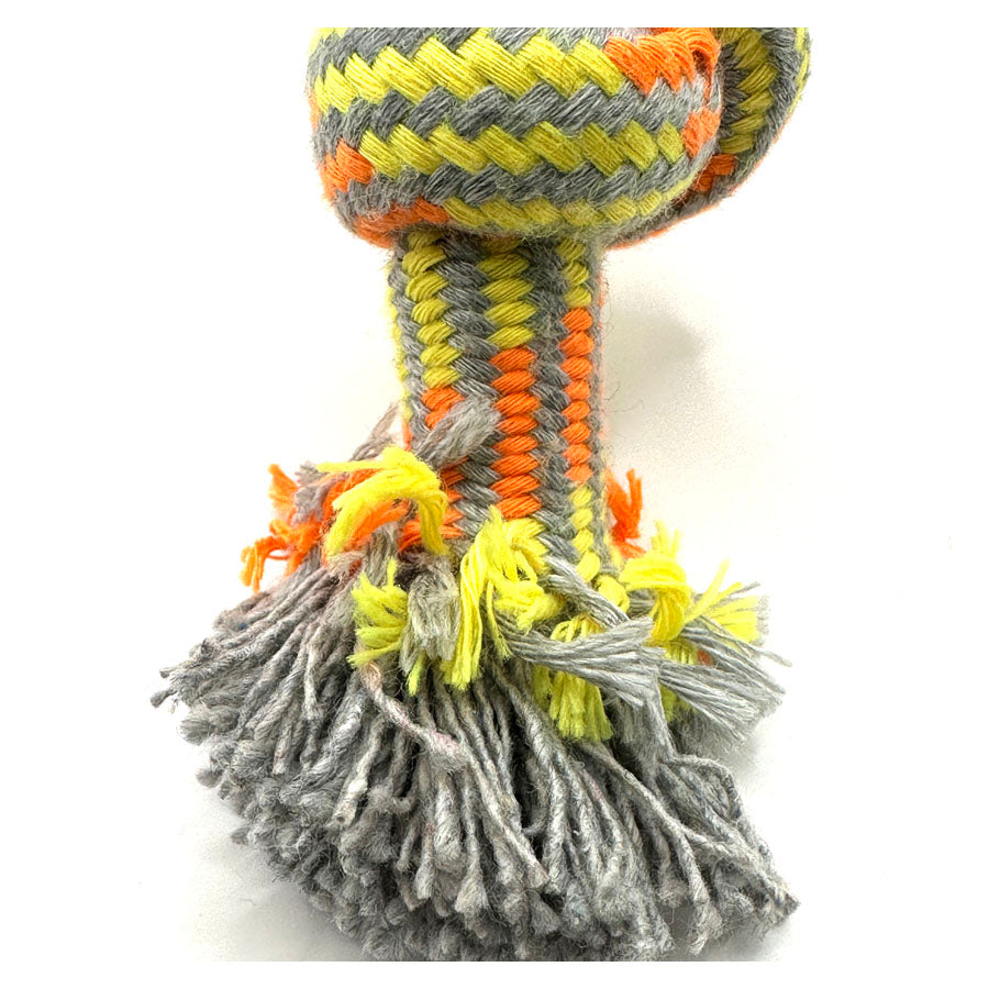 Tug Rope Dog Toy - Orange / Yellow