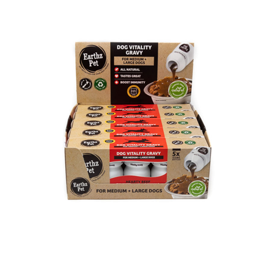 Earthz Pet Hearty Beef Dog Vitality Gravy