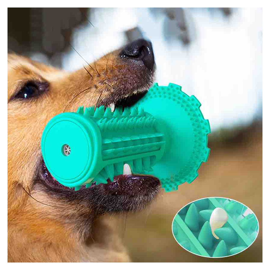 Toothbrush Style Dog Chew Toy with Suction Cup