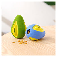 Durable Treat Dispensing Avocado Dog Toy