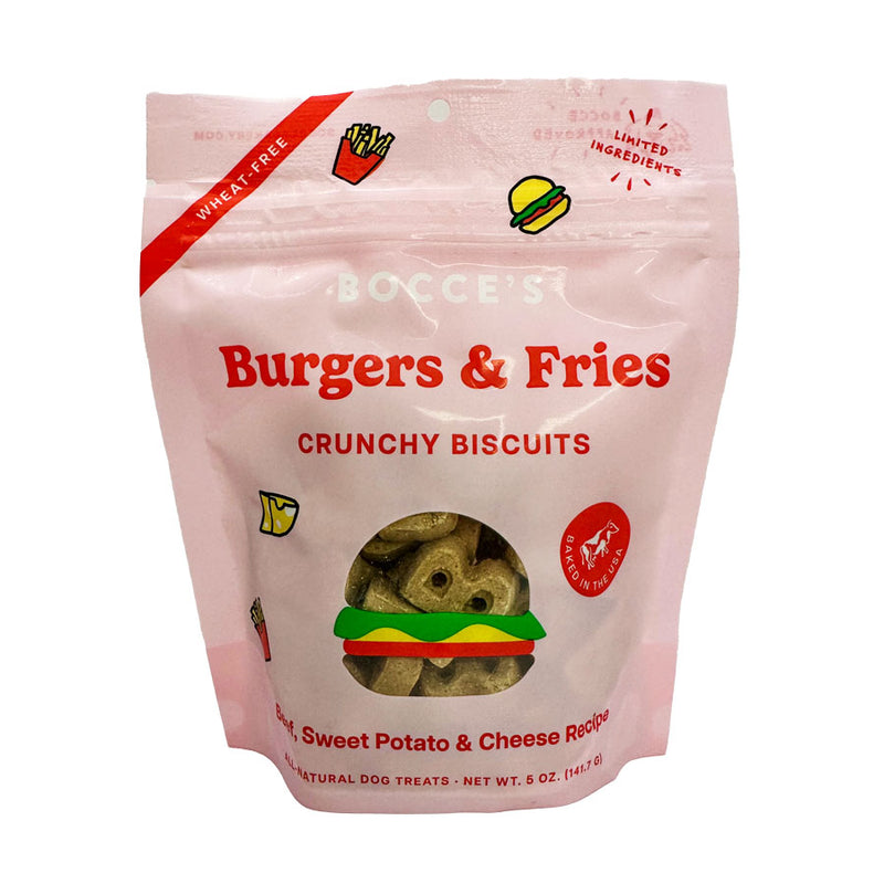 Burgers & Fries Crunchy Biscuits | Bocce's Bakery Dog Treats