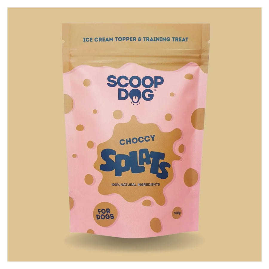Choccy Splats Dog Treats | Scoop Dog