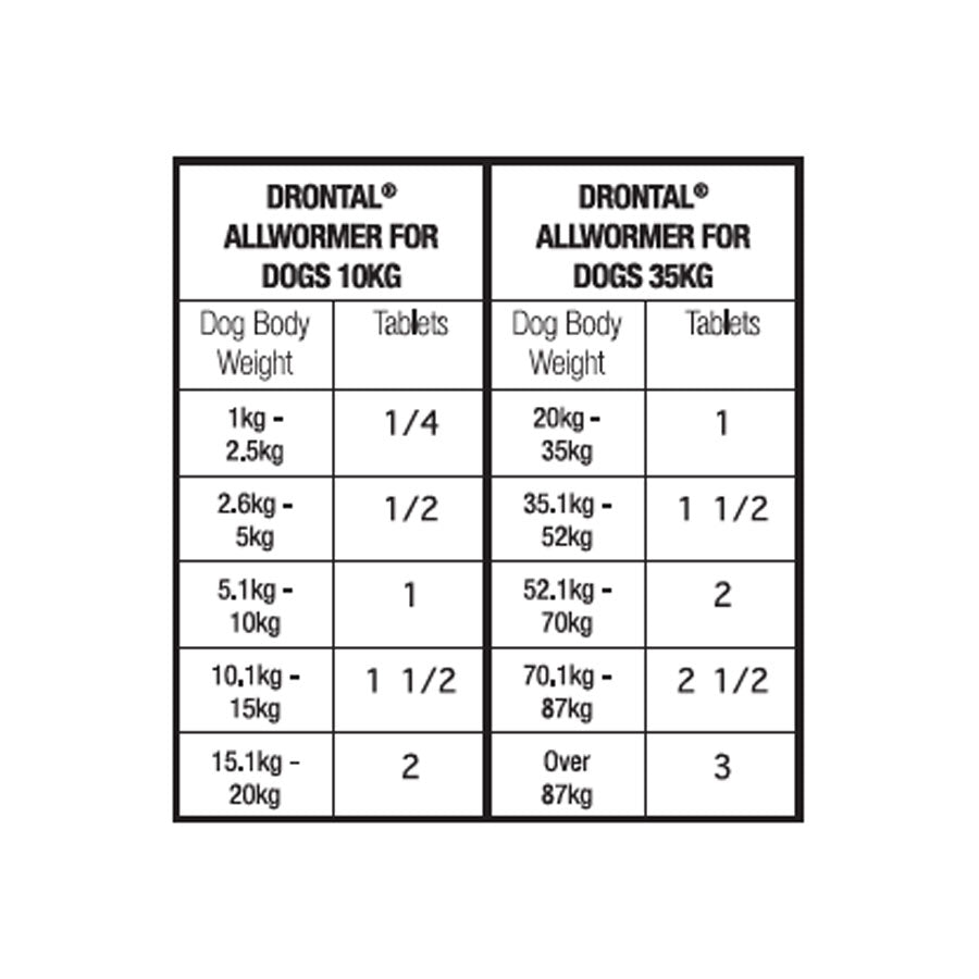All Wormer for Dogs | Drontal