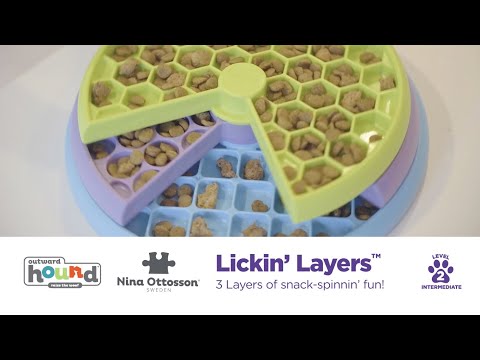 Lickin' Layers Dog Puzzle Toy | Outward Hound