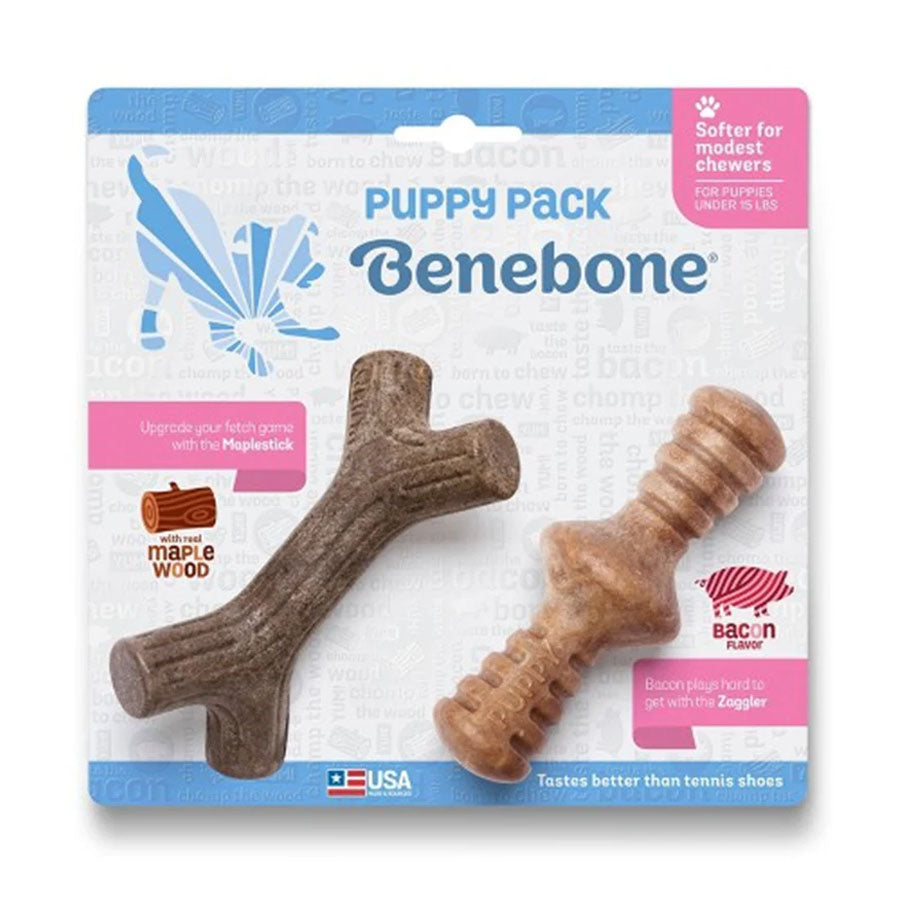 Benebone Maple & Bacon Chew Toys - For Puppies