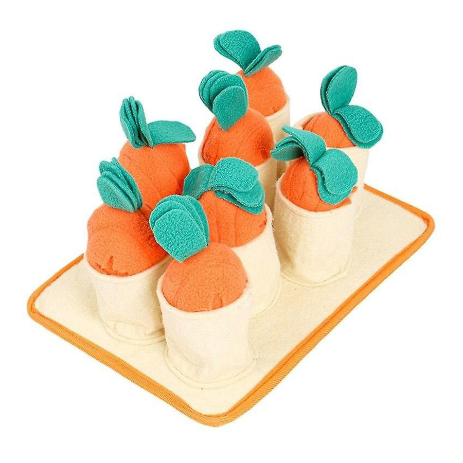 Carrot Garden Dog Snuffle Toy / Mat