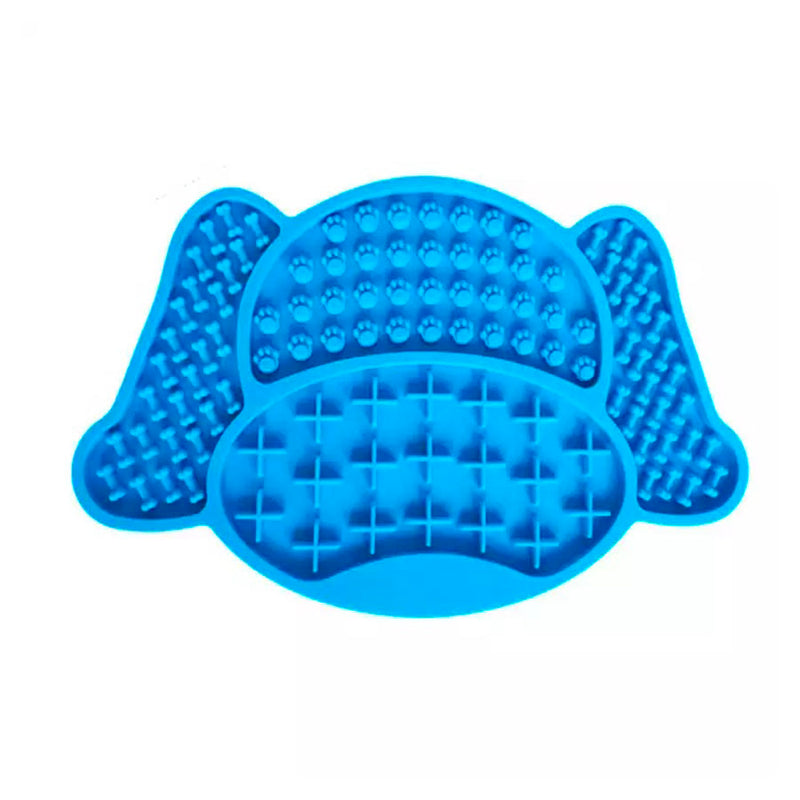 Dog pattern themed silicone lick mat