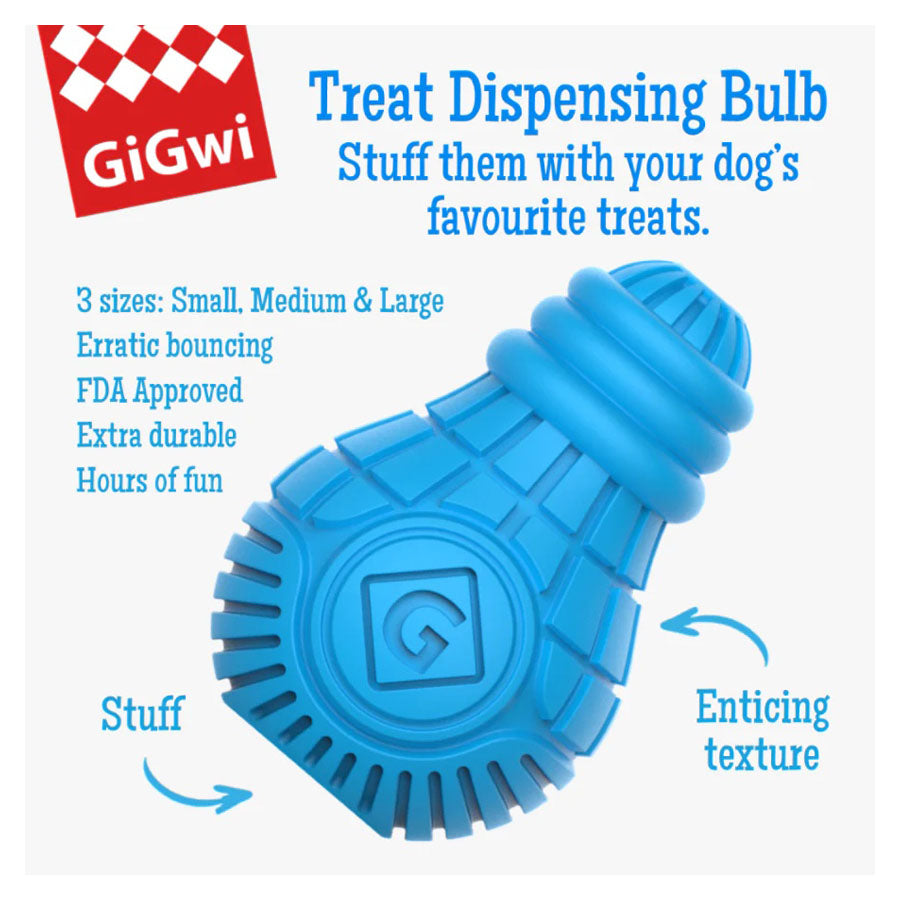 GiGwi Treat Dispensing Bulb Dog Toy