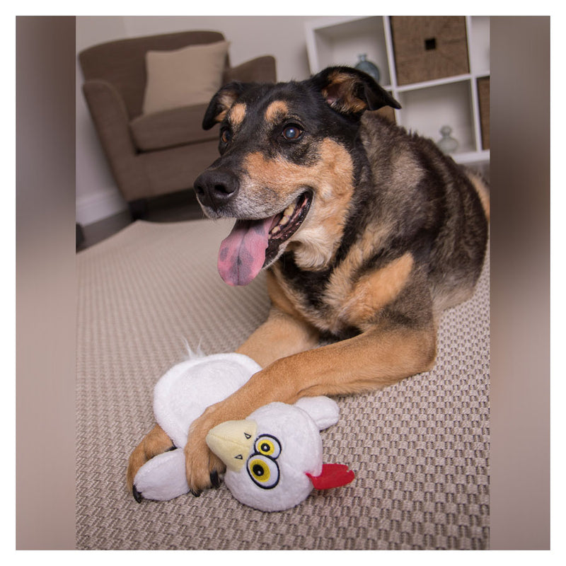 Hear Doggy! Chicken Ultrasonic Silent Squeak Dog Toy