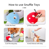 Mushroom Garden Dog Snuffle Toy / Mat
