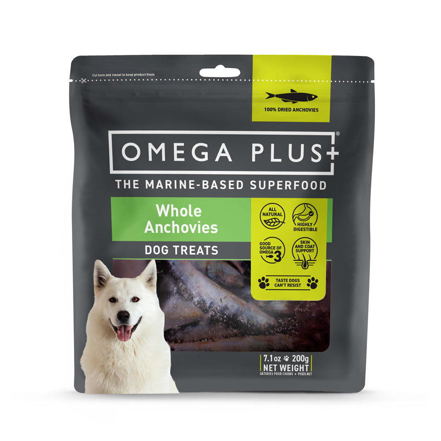 Omega Plus Dog Treats Anchovies 200g