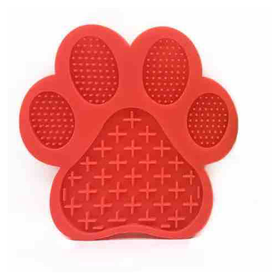 Paw Themed Dog Lick Mat with Suction