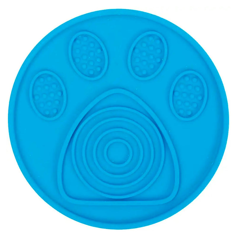Paw themed Circle Lick Mat with Suction