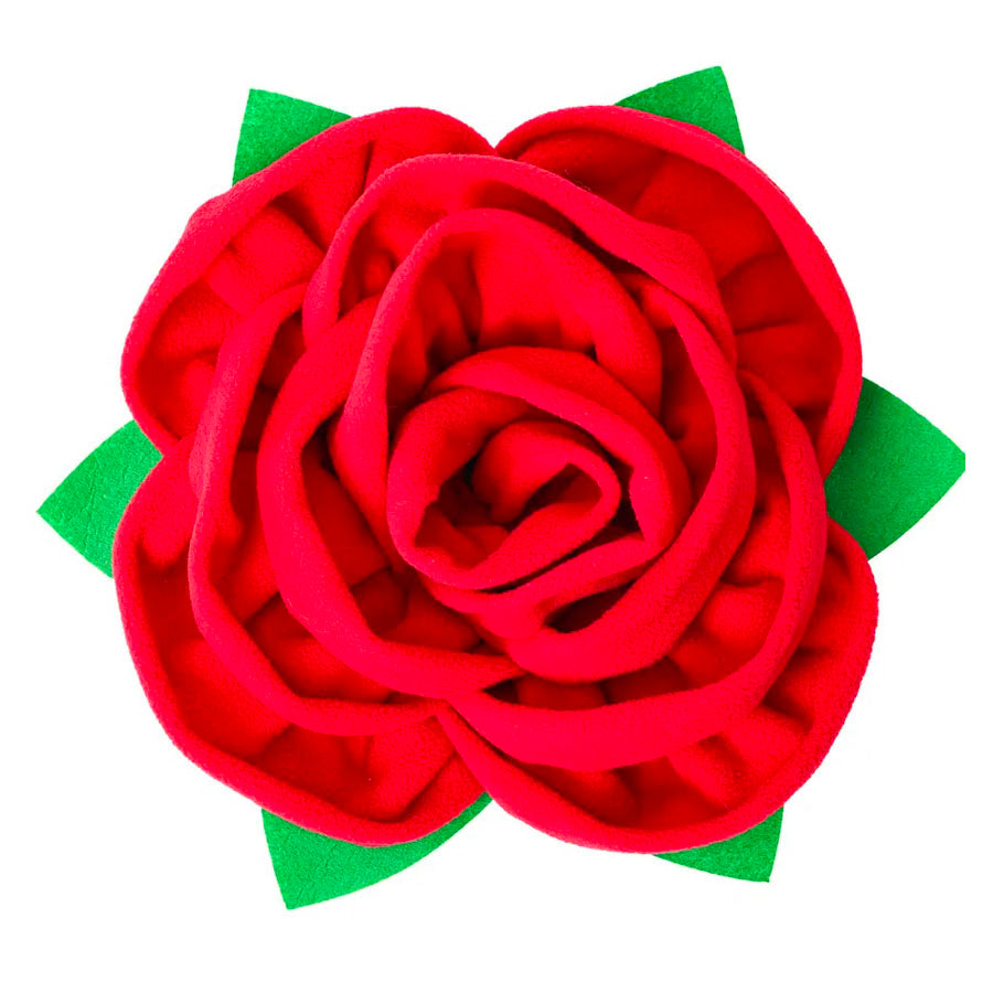 Rose Flower Dog Snuffle Mat / Bowl