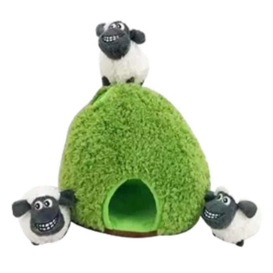 Hide and Seek Sheep Burrow Dog Toy