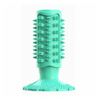 Toothbrush Style Dog Chew Toy with Suction Cup
