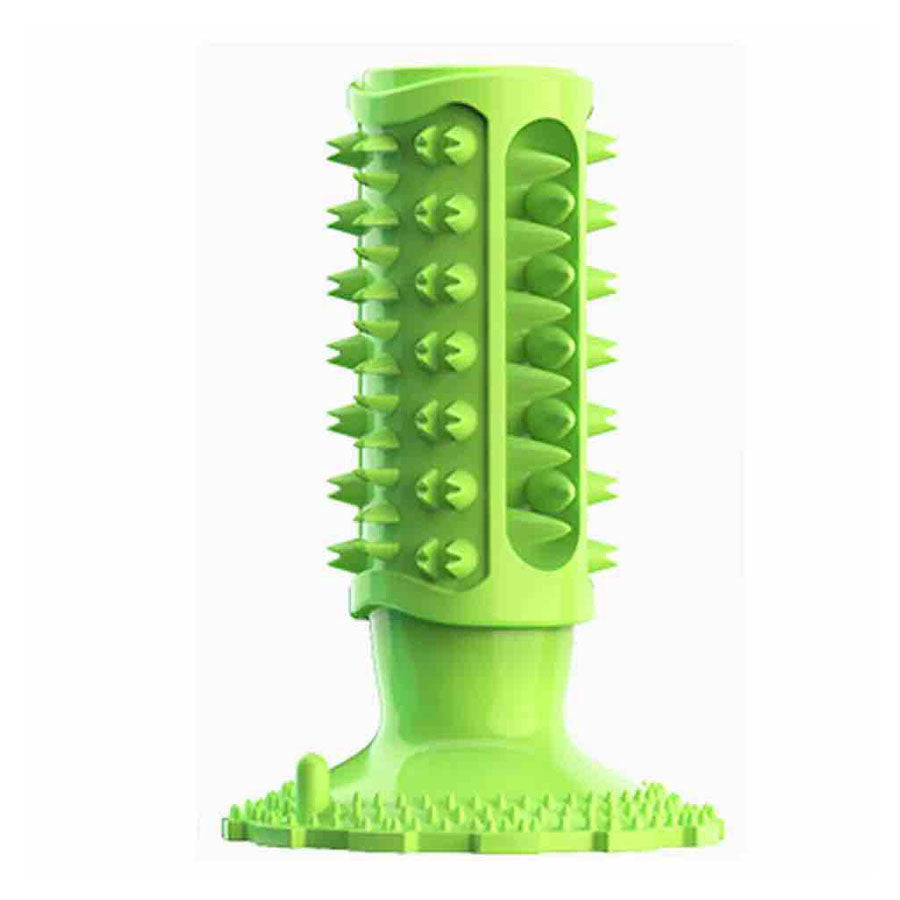 Toothbrush Style Dog Chew Toy with Suction Cup