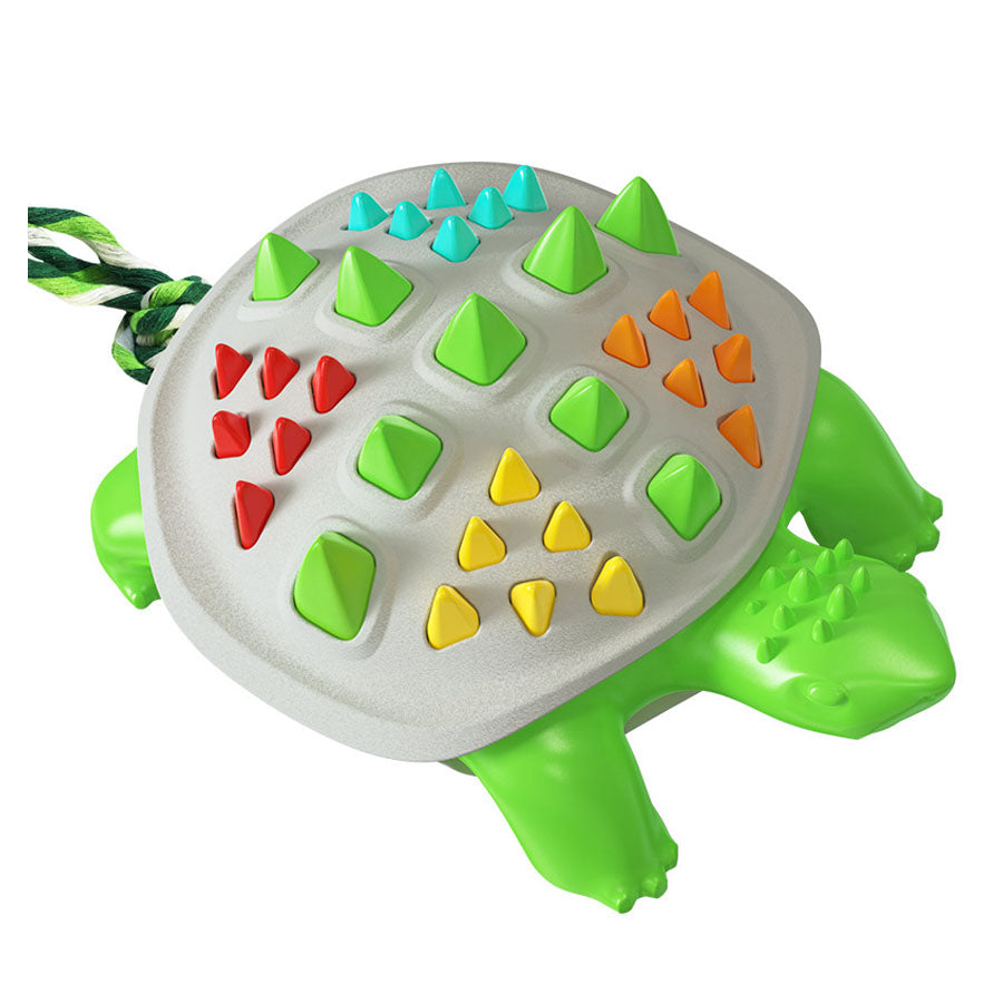 Turtle-themed Durable Teeth Cleaning Dog Chew Toy