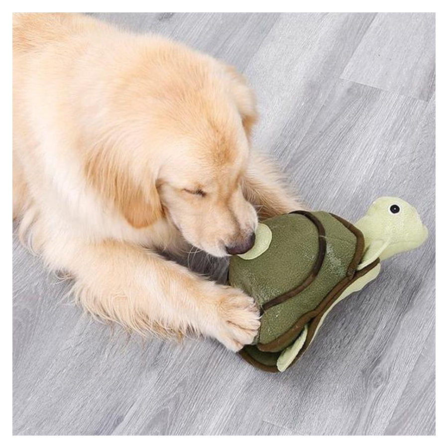 Turtle themed dog snuffle toy